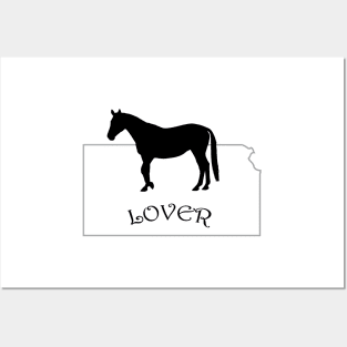 Kansas Horse Lover Gifts Posters and Art